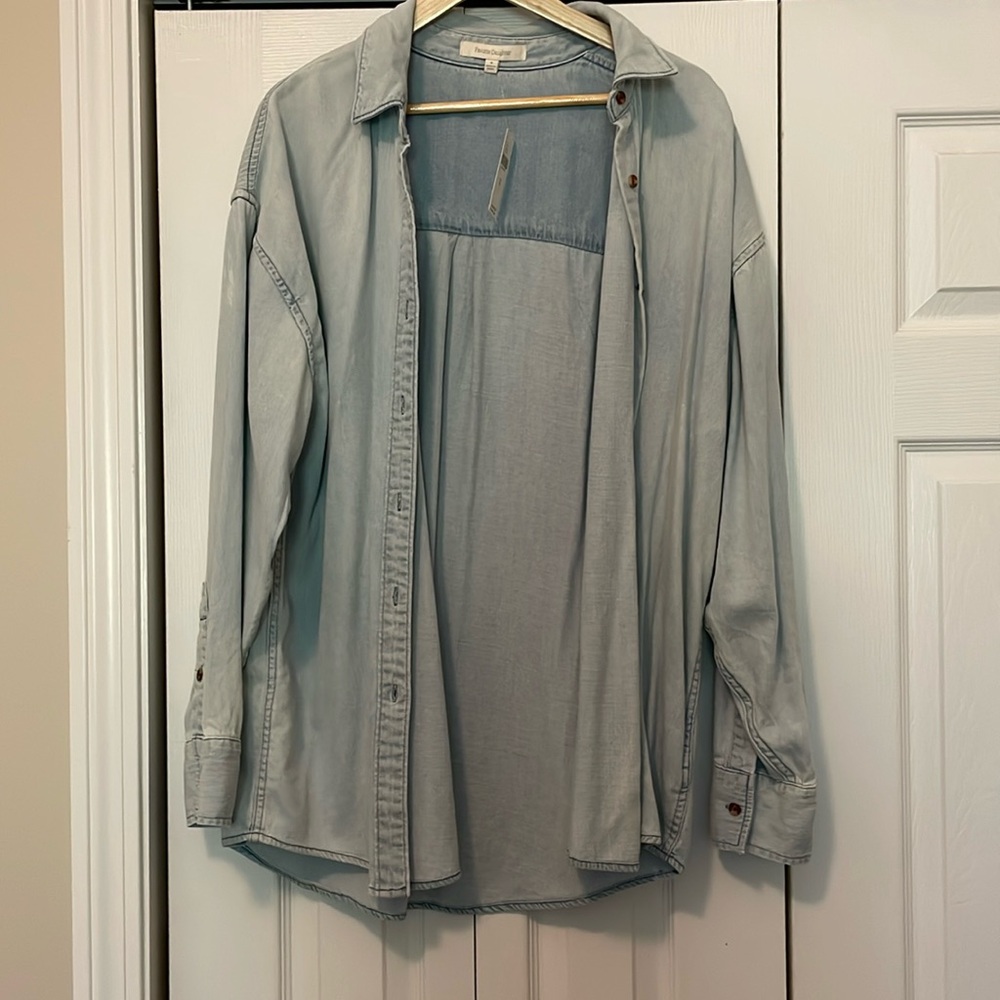 NWT oversized shirt. Anthropologie.